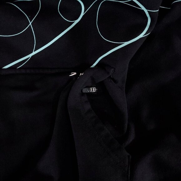 Boxraw Mens Size Small Disciplined Thought Action Oversized Hoodie Black - Picture 7 of 15